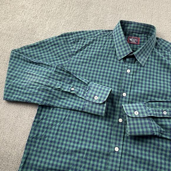 UNTUCKit Shirt Adult Large Check Button Up Long Sleeve Casual Preppy Men's - Picture 2 of 15